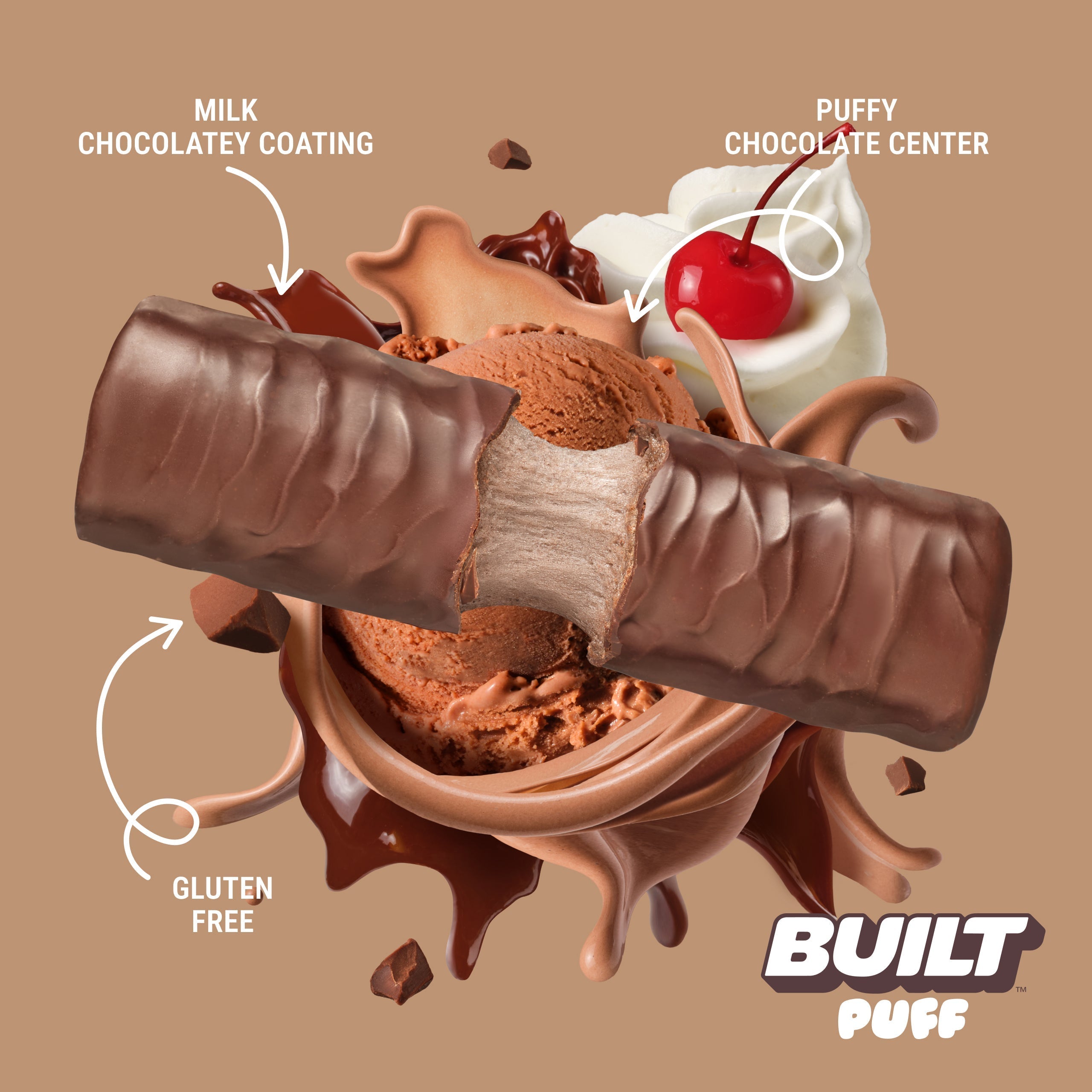 Chocolate Milkshake Puff K2