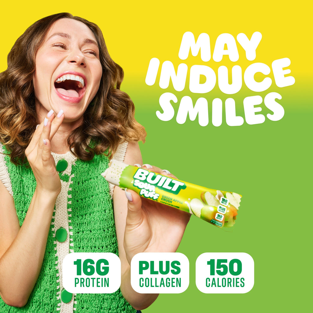 Green Apple Crush Sour Puff 4ct L6