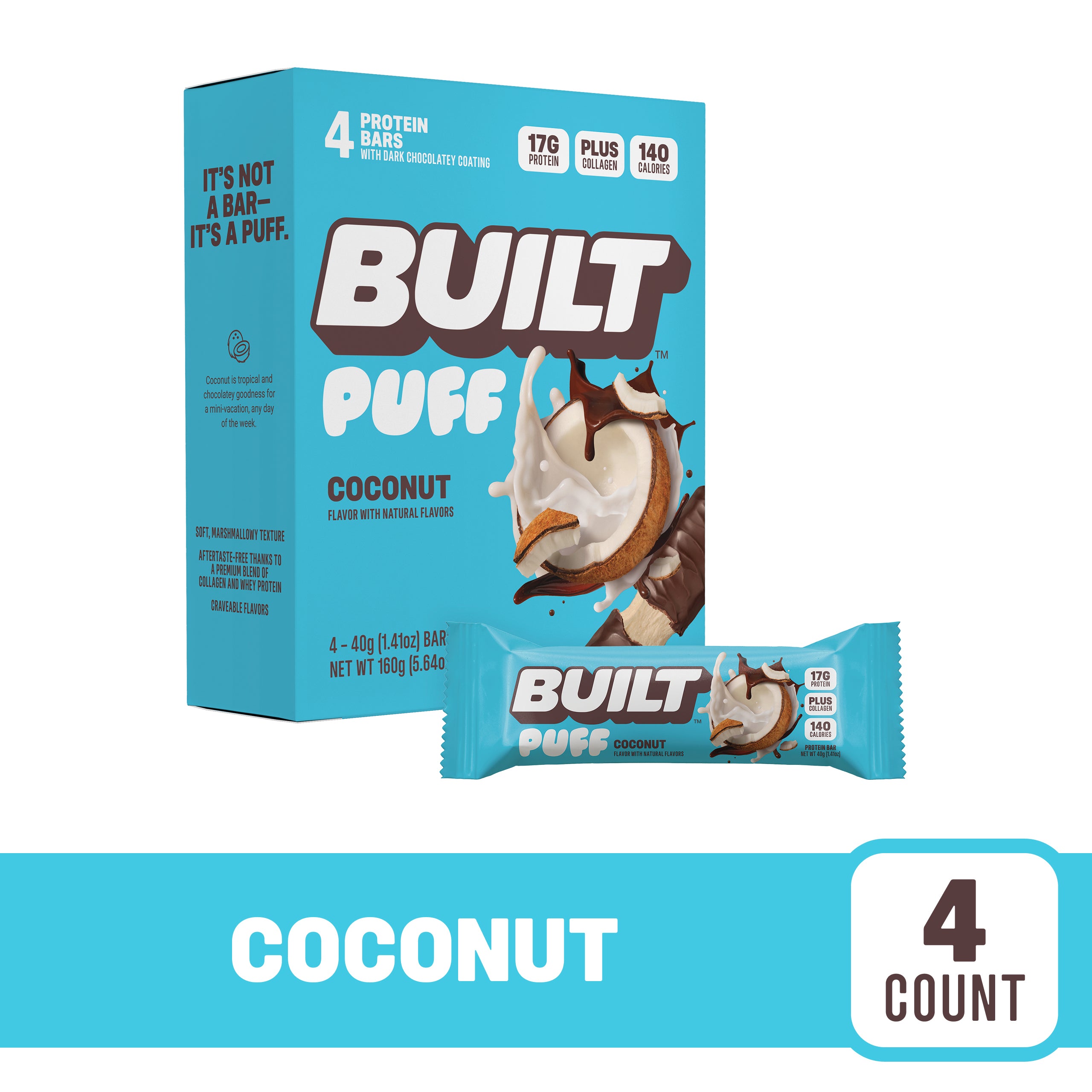 Coconut Puff 4ct X6