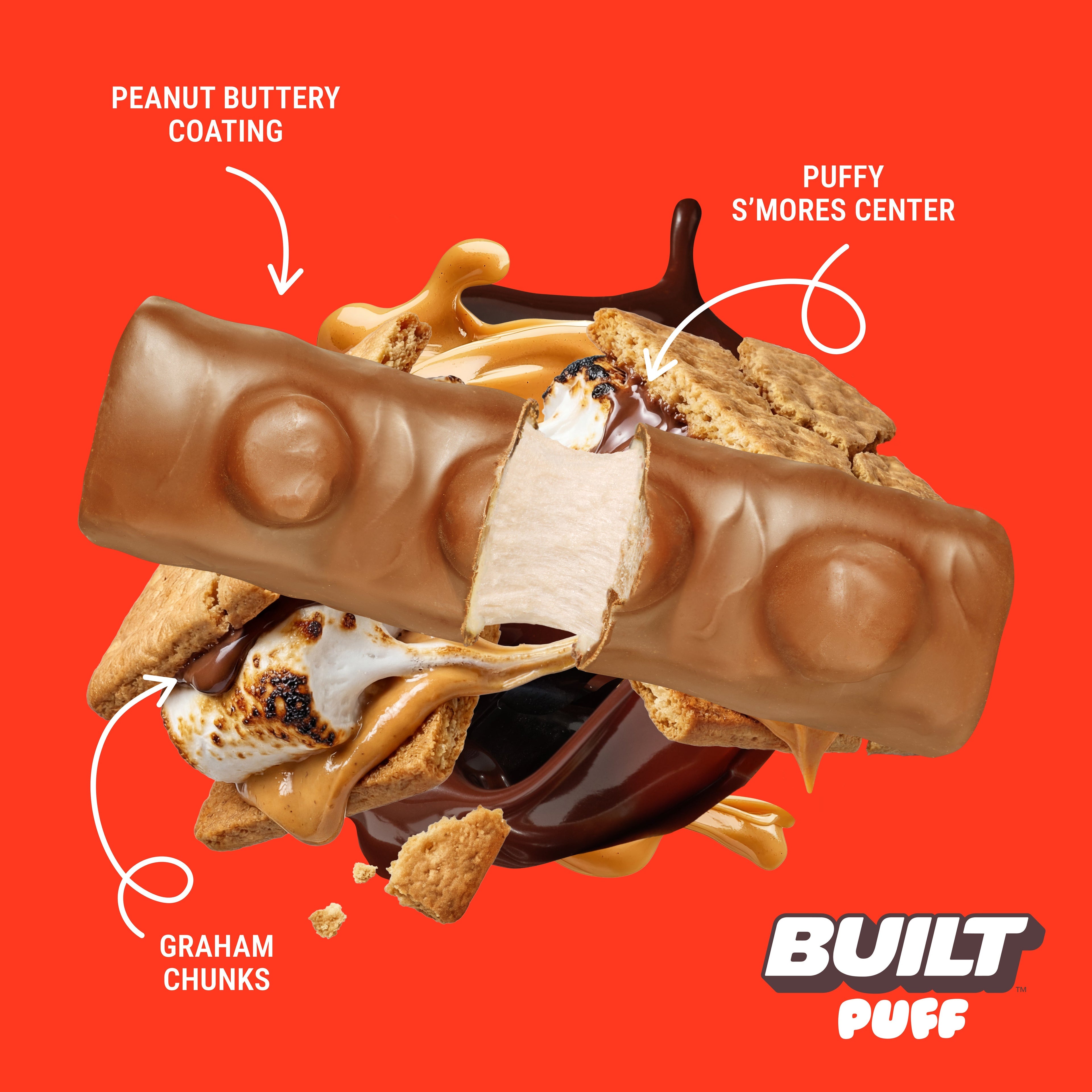 Peanut Butter S'mores Chunk Puff - 4ct L0