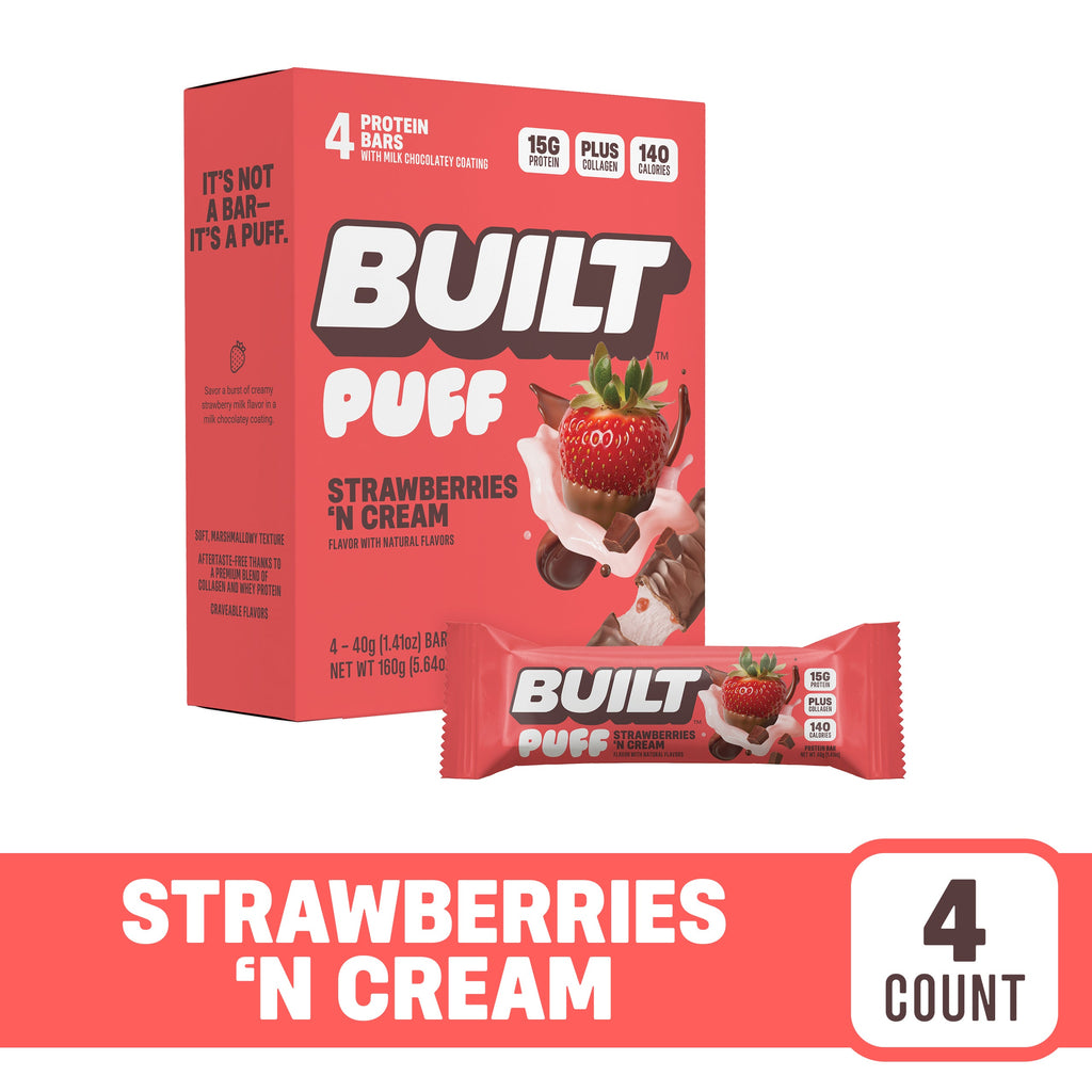 Strawberries 'N Cream Puff 4ct G2