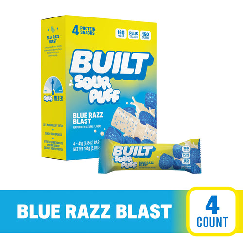 Blue Razz Blast Sour Puff 4ct O3