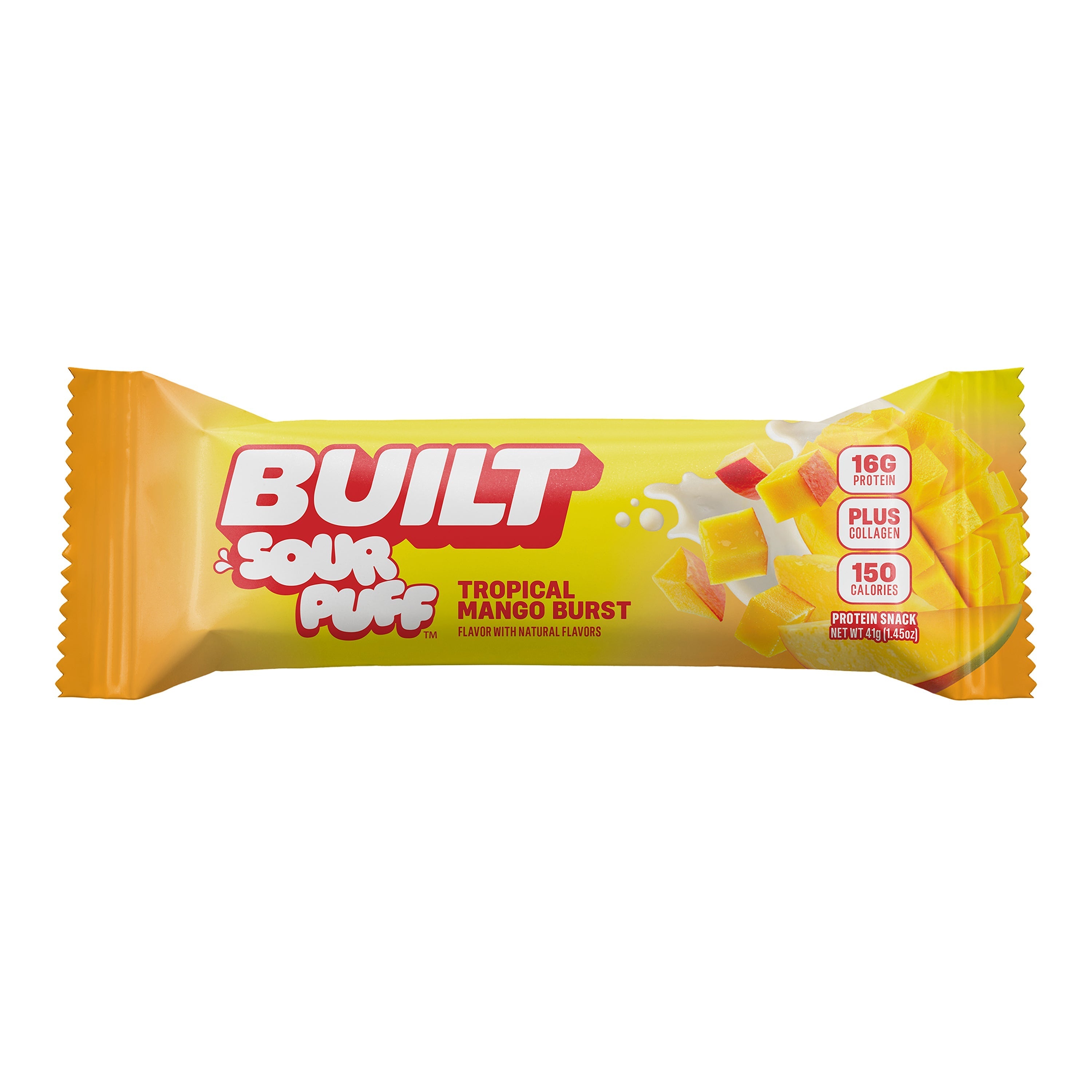 Tropical Mango Burst Sour Puff 4ct X1