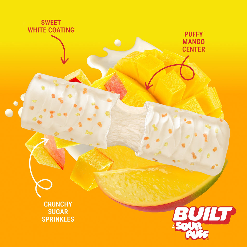 Tropical Mango Burst Sour Puff 4ct X1