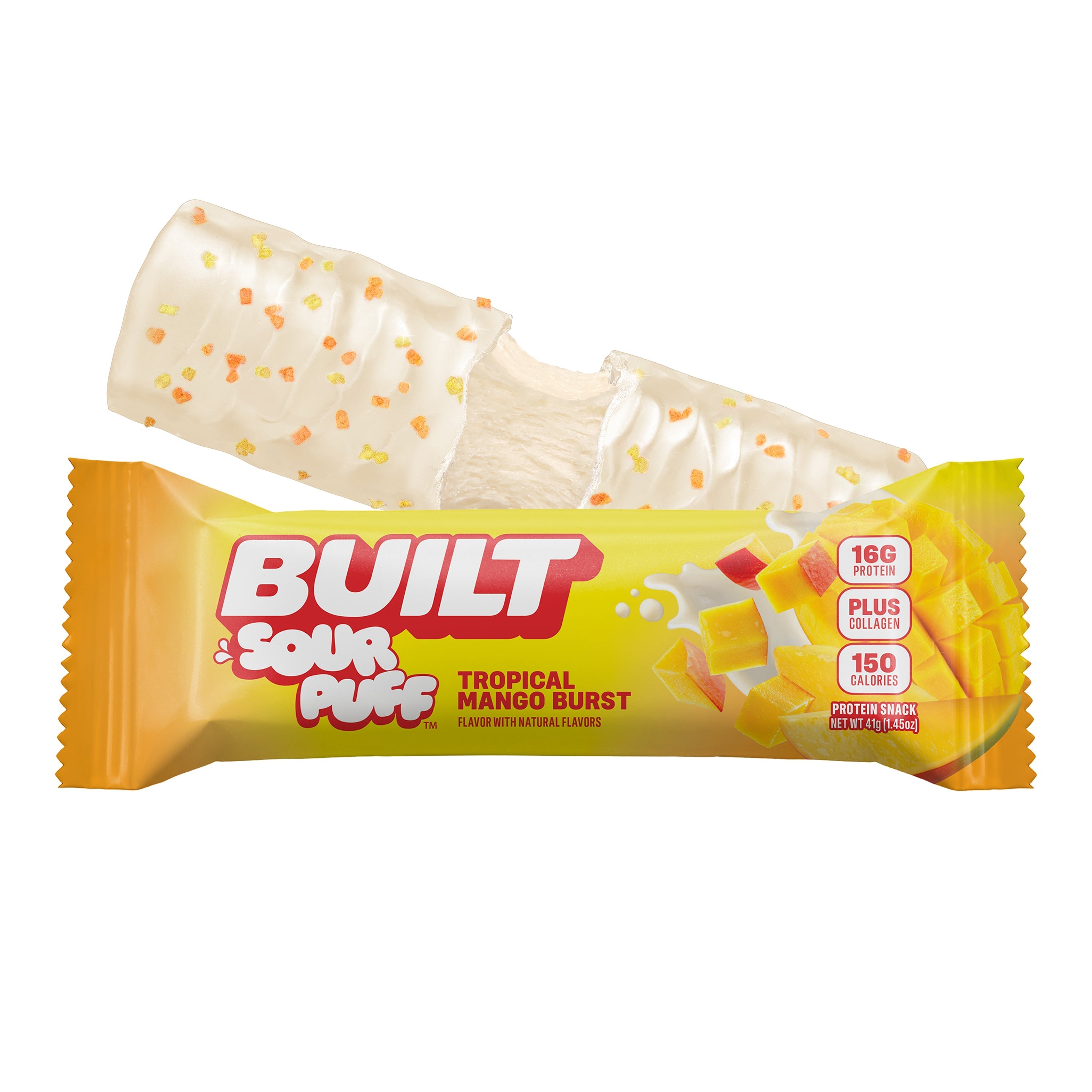 Tropical Mango Burst Sour Puff 4ct X1