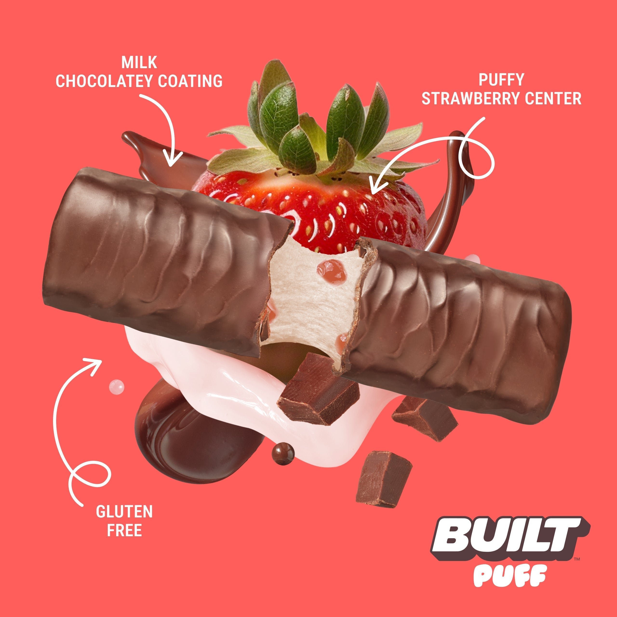 Strawberries 'N Cream Puff 4ct G2